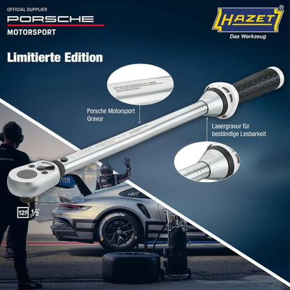 Hazet X Porsche Motorsport 1/2" Torque Wrench (40 - 200 Nm)