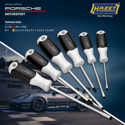 Hazet X Porsche Motorsport 6-Piece Screwdriver Set