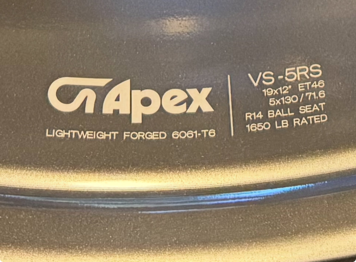 VS-5RS Forged Wheels (997 Turbo)