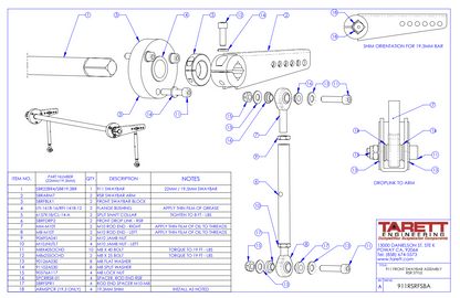 Front Swaybar & Drop Link Kit (RSR Style)