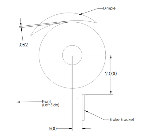 Front Swaybar Backer Plate (1974-1989)