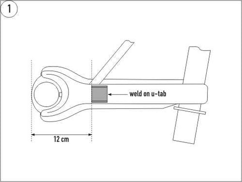 Front Swaybar U-Tab Brackets (1974-1989)